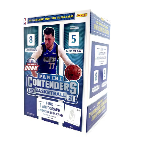 2020-2021 Panini Contenders NBA Basketball Blaster Box