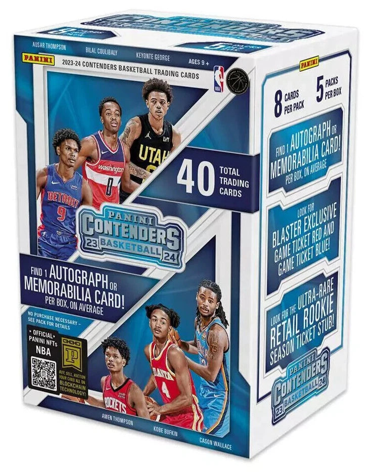 2023-24 Panini Contenders NBA Trading Cards Blaster Box