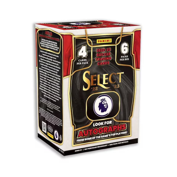 2022 Panini Select Premier League Soccer Trading Cards Blaster Box