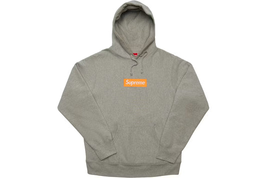 Supreme Box Logo Hooded Sweatshirt (FW17) - Heather Grey