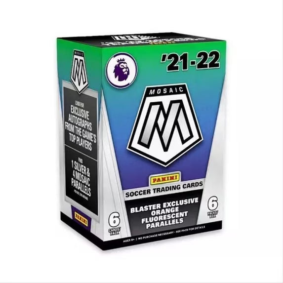 2021-22 Panini Mosaic EPL Premier League Soccer Blaster Box