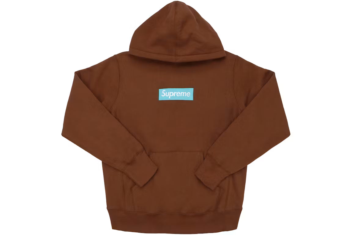 Supreme Box Logo Hooded Sweatshirt (FW17) - Rust